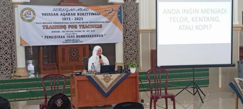 Training "Pendidikan yang Membahagiakan" 2023 bersama Ibu Fauziah Fauzan, SE, Akt, M.Si.